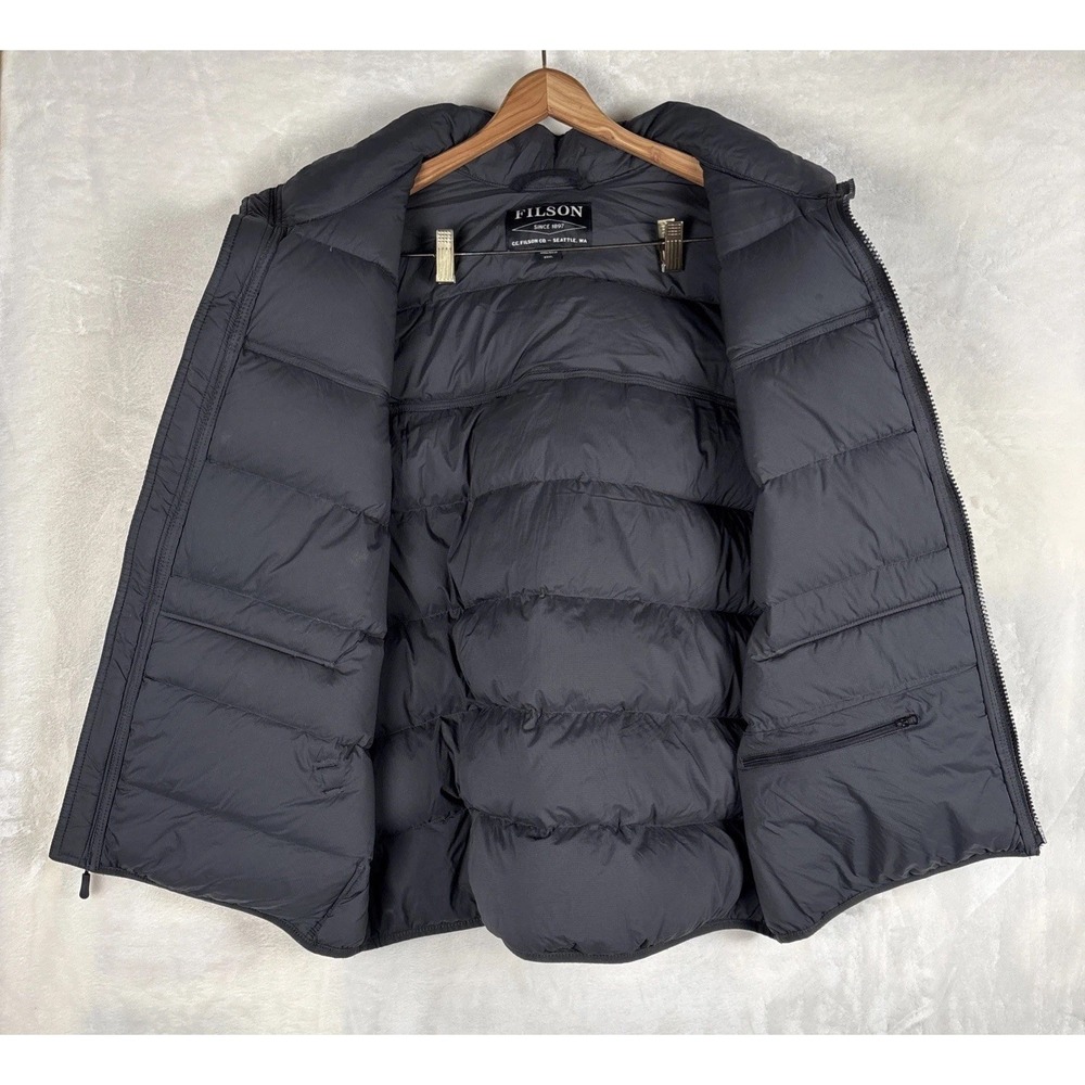 Filson Featherweight Goose Down Puffer Vest Mens XXXL Full Zip Quilted Pockets - Picture 8 of 10